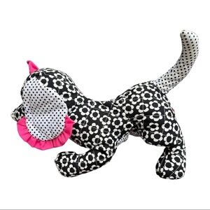 Douglas Beagle Floral Puppy Dog Plush Long Ears Stuffed‎ Animal Black White 1108